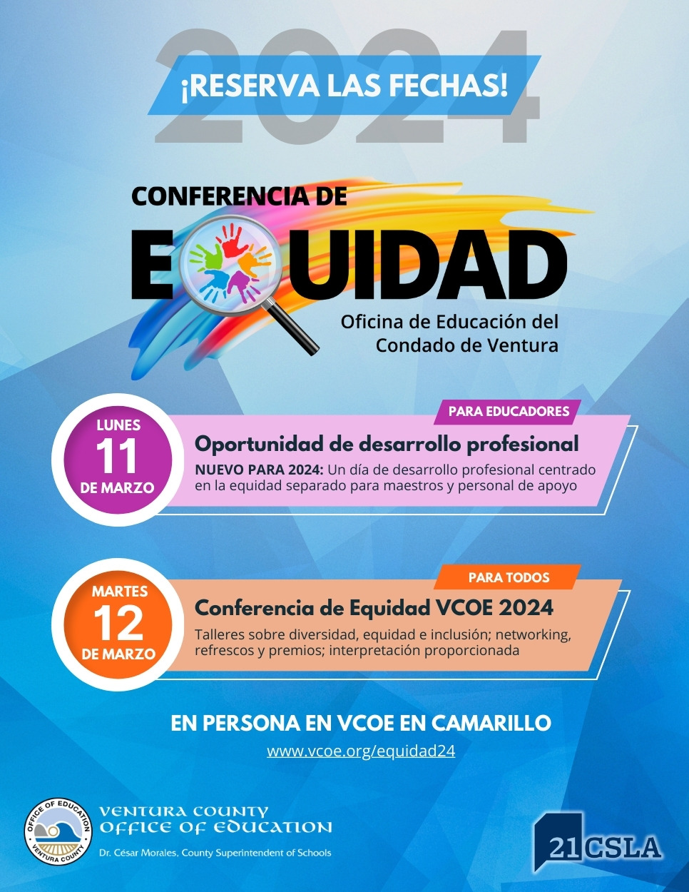 Conferencia de Equidad VCOE 2024